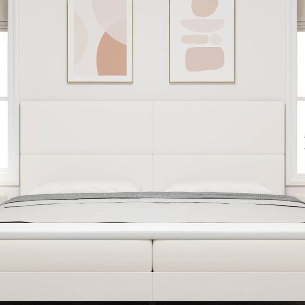 vidaXL LED &aacute;gyt&aacute;mla LED -es l&aacute;mp&aacute;kkal Kr&eacute;m 200 cm Poli&eacute;szter