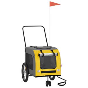 vidaXL s&aacute;rga-sz&uuml;rke oxford sz&ouml;vet &eacute;s vas kis&aacute;llatsz&aacute;ll&iacute;t&oacute; ut&aacute;nfut&oacute;