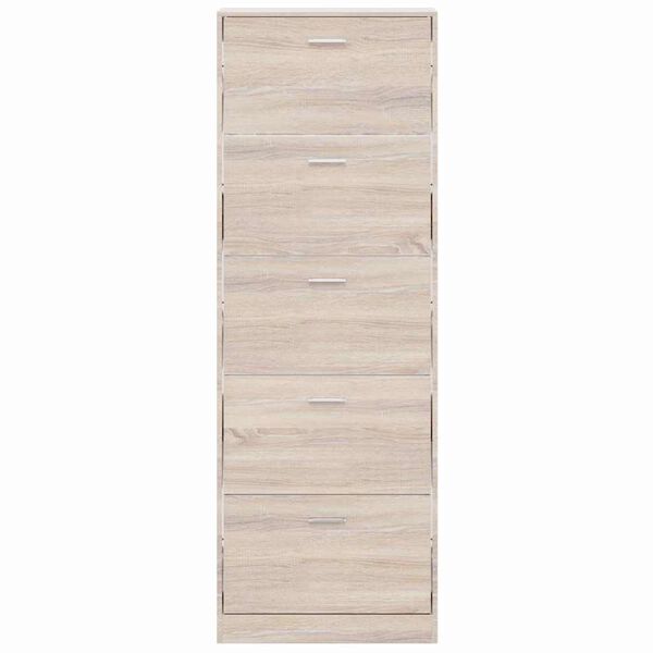 T&ouml;lgyfa hat&aacute;s&uacute; fa cipősszekr&eacute;ny 5 rekesszel