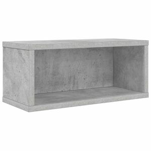 vidaXL CD t&aacute;rol&oacute; &aacute;llv&aacute;ny Betonsz&uuml;rke 40 x 17 x 17 cm Szerelt Fa