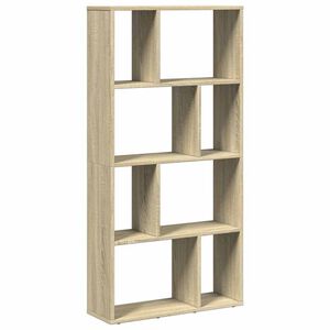 vidaXL sonoma t&ouml;lgy sz&iacute;nű szerelt fa k&ouml;nyvespolc 60 x 20 x 120,5 cm
