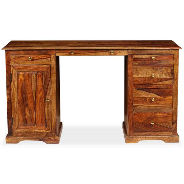 vidaXL &aacute;ll&oacute;, t&ouml;m&ouml;r ak&aacute;cf&aacute;b&oacute;l &iacute;r&oacute;asztal 140 x 50 x 76 cm