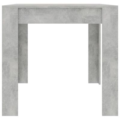 vidaXL betonszürke forgácslap étkezőasztal 160 x 80 x 76 cm