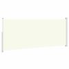 vidaXL krémszínű behúzható oldalsó terasznapellenző 200 x 500 cm