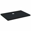 vidaXL Zuhany Alap T&aacute;lca Dots-szal 100 x 70 x 4 cm ABS Fekete