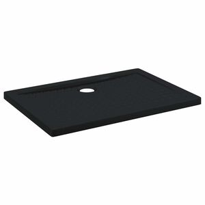 vidaXL Zuhany Alap T&aacute;lca Dots-szal 100 x 70 x 4 cm ABS Fekete