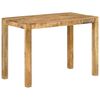 vidaXL t&ouml;m&ouml;r mang&oacute;fa &eacute;tkezőasztal 110 x 55 x 76 cm