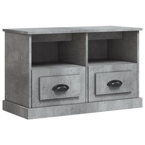 vidaXL betonsz&uuml;rke szerelt fa TV-szekr&eacute;ny 80 x 35 x 50 cm