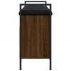 vidaXL barna tölgy színű szerelt fa cipőtároló pad 85,5 x 32 x 57,5 cm