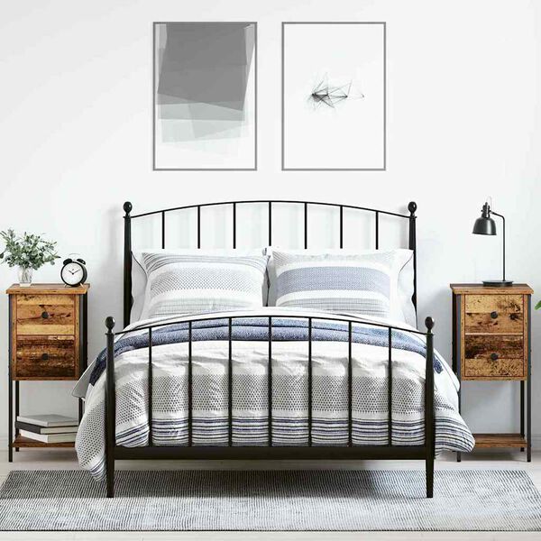 vidaXL &Eacute;jjeliszekr&eacute;ny fi&oacute;kkal 2 pcs R&eacute;gi fa 32 x 42 x 70 cm Faanyag