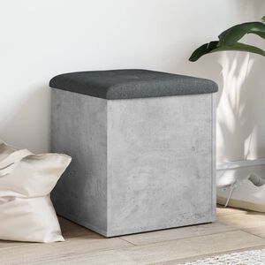 vidaXL betonsz&uuml;rke szerelt fa t&aacute;rol&oacute;pad 42 x 42 x 45 cm