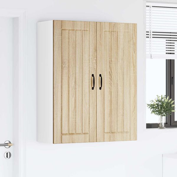 vidaXL Konyhaszekr&eacute;ny Lucca Sonoma T&ouml;lgy 80 x 31 x 100 cm Szerelt Fa