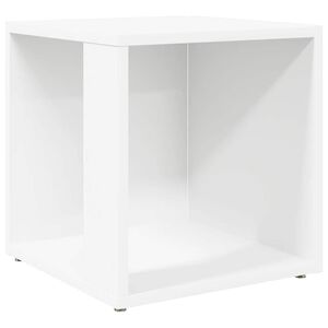 vidaXL feh&eacute;r szerelt fa kisasztal 33 x 33 x 34,5 cm