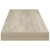 vidaXL 2 db t&ouml;lgysz&iacute;nű MDF lebegő fali polc 80 x 23,5 x 3,8 cm
