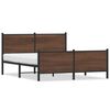 vidaXL barna t&ouml;lgy sz&iacute;nű f&eacute;m &aacute;gykeret matrac n&eacute;lk&uuml;l 160 x 200 cm