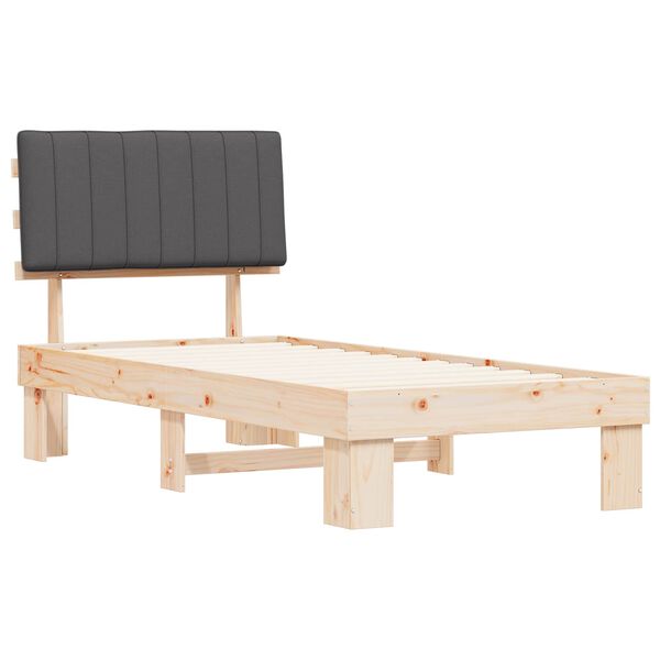 vidaXL &Aacute;gykeret K&aacute;rpitozott Fejt&aacute;ml&aacute;val S&ouml;t&eacute;tsz&uuml;rke 90 x 190 cm