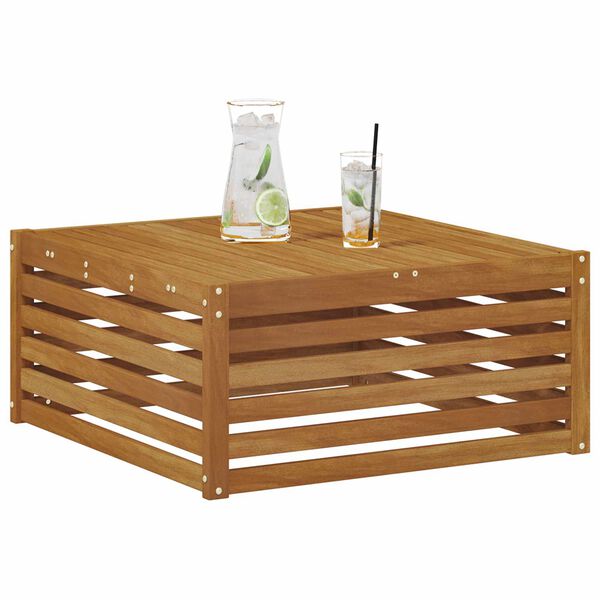 vidaXL K&uuml;lt&eacute;ri v&eacute;gkanap&eacute; Term&eacute;szetes 115 x 83 x 73 cm T&ouml;m&ouml;r Ak&aacute;cfa