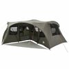 vidaXL Csal&aacute;di s&aacute;tor esőv&eacute;dővel v&iacute;z&aacute;ll&oacute; 6 szem&eacute;lyes Katonai z&ouml;ld