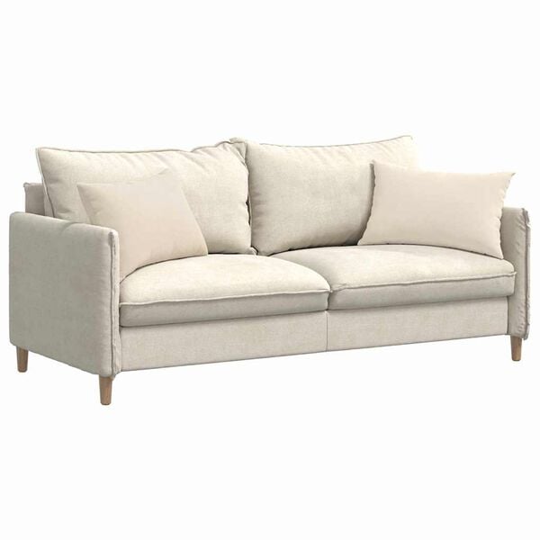 vidaXL Kanapé párnák 2 pcs Bézs 60 x 40 cm szövet