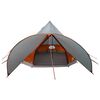 vidaXL Teepee S&aacute;tor 3 Szem&eacute;lyes Sz&uuml;rke &eacute;s narancs 600 x 600 x 347 cm