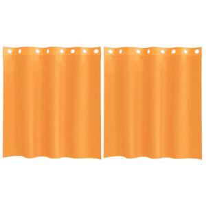 vidaXL 2 db narancss&aacute;rga f&aacute;tyolf&uuml;gg&ouml;ny&ouml;k rojtokkal 140x140 cm
