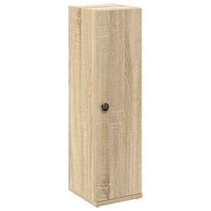 vidaXL sonoma t&ouml;lgy f&uuml;rdőszobaszekr&eacute;ny tekercstart&oacute;val 20,5x22x72 cm
