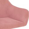 vidaXL rózsaszín bársony hintaszék