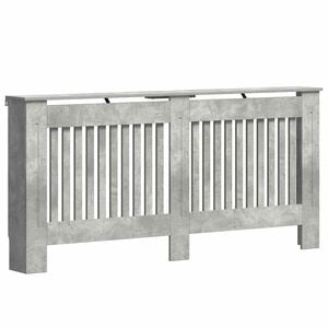 vidaXL Radi&aacute;tor fedez&eacute;k Betonsz&uuml;rke 172 x 19 x 81,5 cm Szerelt Fa