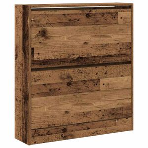 vidaXL Cipőszekr&eacute;ny 80 x 21 x 87,5 cm Szerelt Fa &Ouml;reg fa
