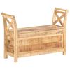 vidaXL t&ouml;m&ouml;r mang&oacute;fa előszobai pad 103 x 33 x 72 cm