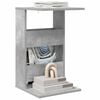 vidaXL Oldal asztal Beton Sz&uuml;rke 40 x 35 x 60,5 cm Faanyag
