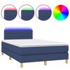 vidaXL k&eacute;k sz&ouml;vet rug&oacute;s &eacute;s LED-es &aacute;gy matraccal 120x190 cm