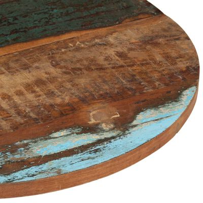 vidaXL kerek tömör újrahasznosított fa asztallap 70 cm 25-27 mm