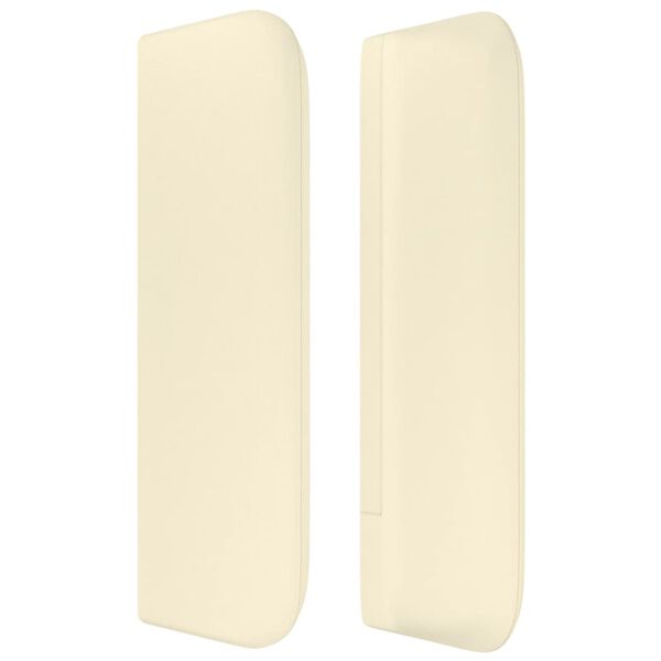 vidaXL kr&eacute;msz&iacute;nű műbőr sz&aacute;rnyas fejt&aacute;mla 163x16x78/88 cm