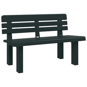 vidaXL z&ouml;ld polipropil&eacute;n kerti pad 110 x 52 x 71 cm