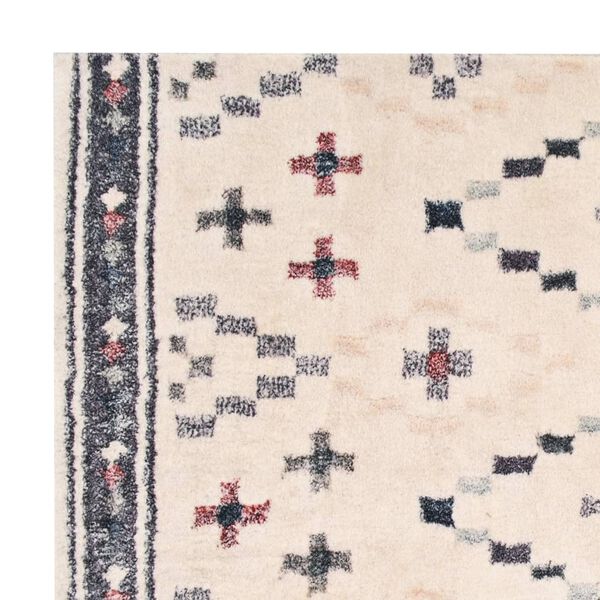 vidaXL t&ouml;bbsz&iacute;nű mint&aacute;s poli&eacute;szterszőnyeg 160 x 230 cm