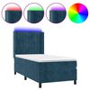 vidaXL s&ouml;t&eacute;tk&eacute;k b&aacute;rsony rug&oacute;s &eacute;s LED-es &aacute;gy matraccal 90x200 cm