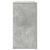 vidaXL Sz&eacute;f fi&oacute;kkal Beton Sz&uuml;rke 120 x 36 x 69 cm Faanyag