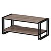 Homemania Lesa fekete &eacute;s di&oacute;sz&iacute;nű doh&aacute;nyz&oacute;asztal 102 x 45 x 40 cm