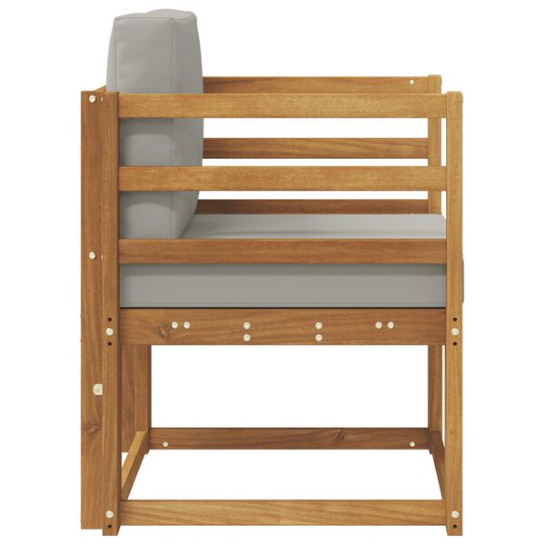 vidaXL K&uuml;lt&eacute;ri kanap&eacute; T&ouml;m&ouml;r ak&aacute;cfa &eacute;s poli&eacute;szter