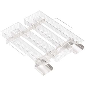 vidaXL 4 oldalas rozsdamentes ac&eacute;l hidegf&uuml;st-gener&aacute;tor 22,5 cm