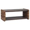 vidaXL Doh&aacute;nyz&oacute;asztal Term&eacute;szetes 90 x 45 x 35 cm T&ouml;m&ouml;r Mahag&oacute;ni Fa