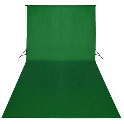vidaXL zöld pamut háttér blueboxhoz 600 x 300 cm