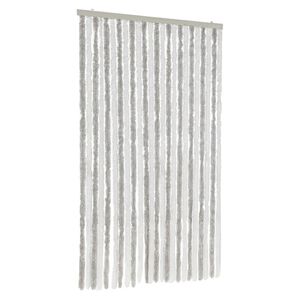 vidaXL vil&aacute;gossz&uuml;rke &eacute;s feh&eacute;r zsen&iacute;lia rovarf&uuml;gg&ouml;ny 100x220 cm
