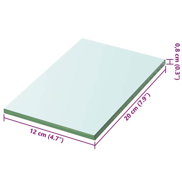 vidaXL 2 db &aacute;tl&aacute;tsz&oacute; &uuml;veg paneles polc 20 x 12 cm