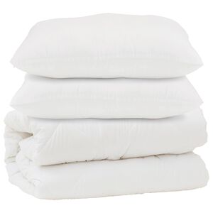 vidaXL Paplan p&aacute;rn&aacute;val 3 pcs Feh&eacute;r Mikrosz&aacute;las