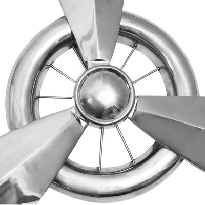 vidaXL Falra rögzíthető propeller dekoráció alumínium ezüst 152 cm