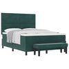vidaXL Boxrug&oacute;s &aacute;gy fejt&aacute;ml&aacute;val S&ouml;t&eacute;tz&ouml;ld 200 x 140 cm B&aacute;rsony