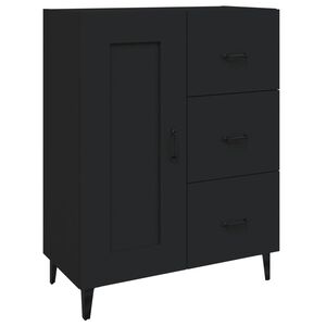 vidaXL fekete szerelt fa t&aacute;lal&oacute;szekr&eacute;ny 69,5 x 34 x 90 cm