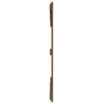 vidaXL mézbarna tömör fenyőfa fali fejtámla 159,5x3x90 cm